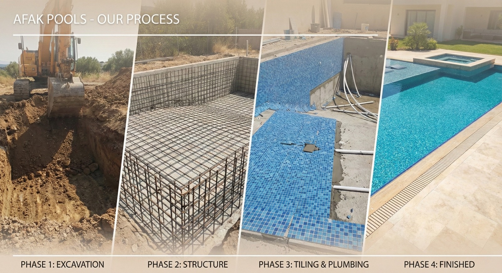 Pool transformation before and after